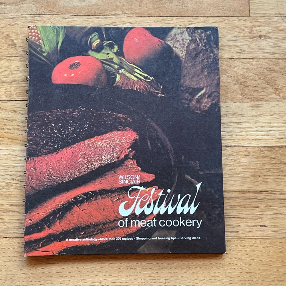 Festival of Meat Cookery Cookbook Wilson Sinclair